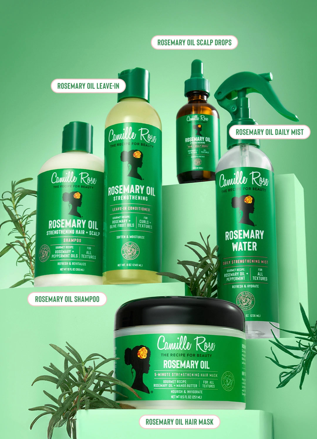 Rosemary Oil Strengthening Leave-In Conditioner - Image 6